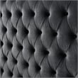Elizabeth Upholstered Velvet Round Storage King Size Bed in Black Color