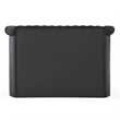 Elizabeth Upholstered Velvet Round Storage King Size Bed in Black Color