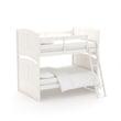 My Home Furnishings Bailey Engineered Hard Wood Full Bunk Bed in Bright White