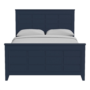 My Home Furnishings Bailey Full Panel Bed in Williamsburg Blue