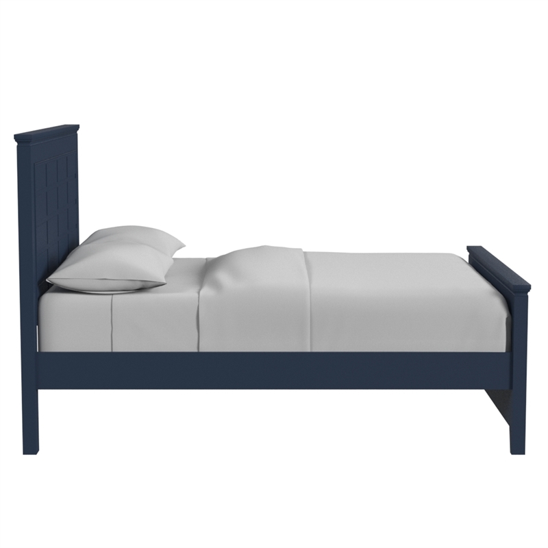 My Home Furnishings Bailey Full Panel Bed in Williamsburg Blue