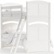 My Home Furnishings Neopolitan Twin Bunk Bed in Bright White