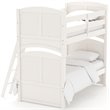 My Home Furnishings Neopolitan Twin Bunk Bed in Bright White