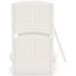 My Home Furnishings Neopolitan Twin Bunk Bed in Bright White