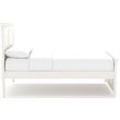 My Home Furnishings Neopolitan Full Panel Bed in Bright White