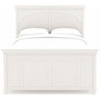 My Home Furnishings Neopolitan Full Panel Bed in Bright White