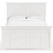 My Home Furnishings Neopolitan Full Panel Bed in Bright White