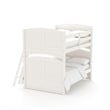My Home Furnishings Neopolitan Full Bunk Bed in Bright White