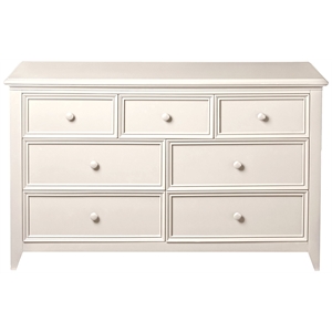 My Home Furnishings Bailey Engineered Hard Wood 6-Drawer Dresser in Bright White