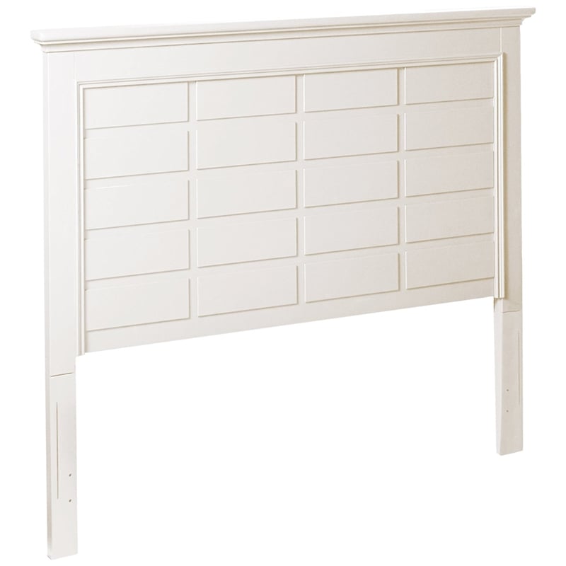 My Home Furnishings Bailey Full Panel Headboard in Bright White