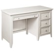 My Home Furnishings Bailey Engineered Hard Wood Desk in Bright White