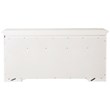 My Home Furnishings Bailey Engineered Hard Wood Desk Hutch in Bright White