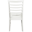 My Home Furnishings Bailey Engineered Hard Wood Desk Chair in Bright White