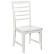 My Home Furnishings Bailey Engineered Hard Wood Desk Chair in Bright White