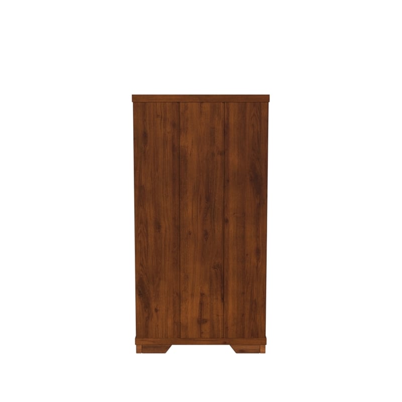 My Home Furnishings Logan Engineered Hard Wood 6-Drawer Dresser in Driftwood