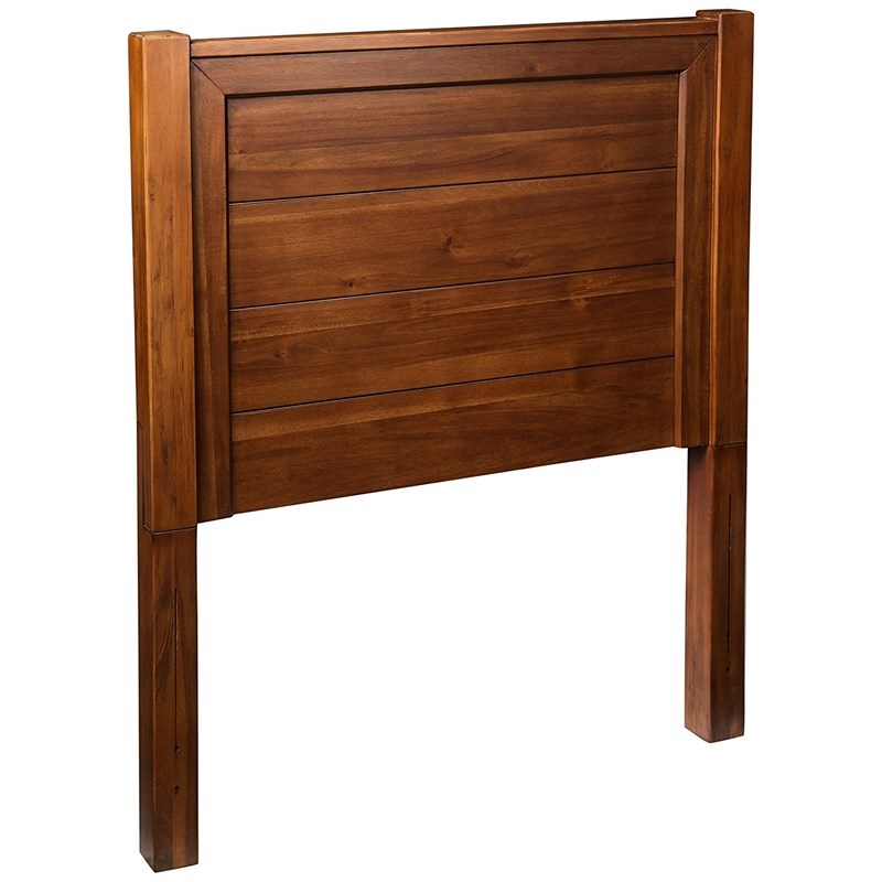 My Home Furnishings Logan Engineered Hard Wood Twin Panel Headboard -Driftwood
