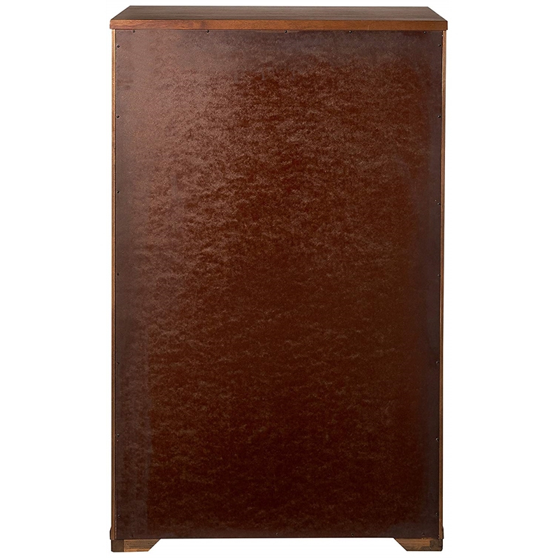 My Home Furnishings Logan Engineered Hard Wood 5-Drawer Chest in Driftwood