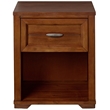 My Home Furnishings Logan Engineered Hard Wood 1-Drawer Nightstand in Driftwood
