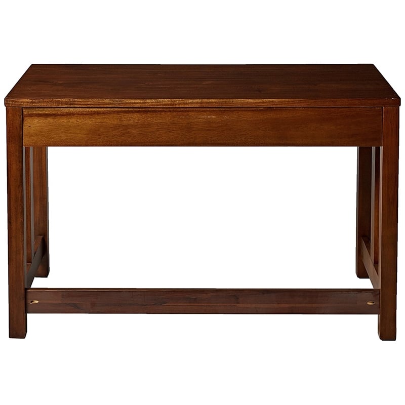 My Home Furnishings Logan Engineered Hard Wood Desk in Driftwood