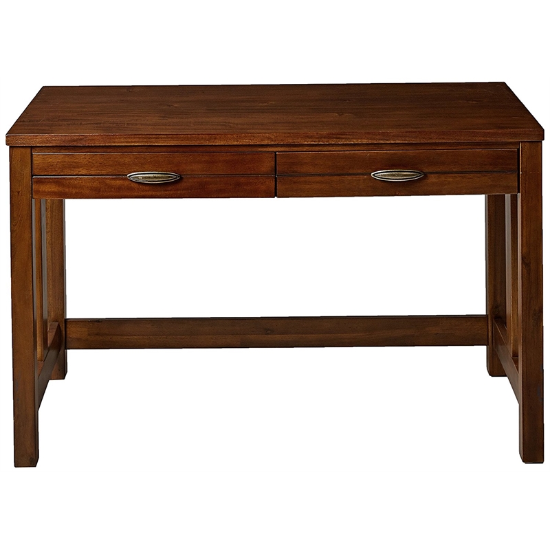 My Home Furnishings Logan Engineered Hard Wood Desk in Driftwood