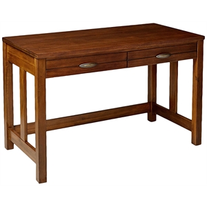 My Home Furnishings Logan Engineered Hard Wood Desk in Driftwood