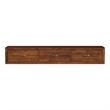 My Home Furnishings Logan 3-Under Bed Storage Drawers in Driftwood
