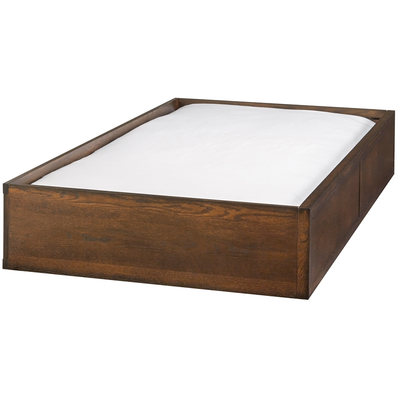 My Home Furnishings Logan Engineered Hard Wood Trundle in Driftwood