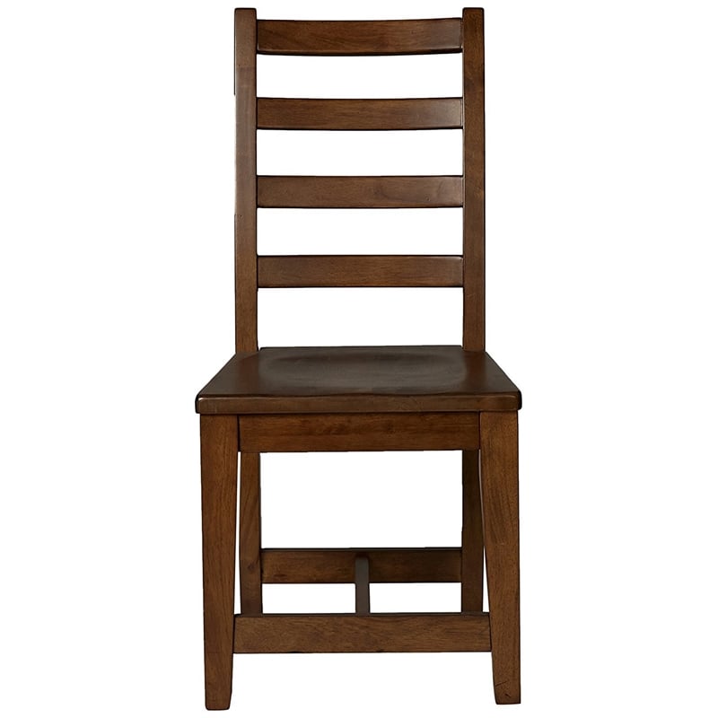 My Home Furnishings Logan Engineered Hard Wood Desk Chair in Driftwood