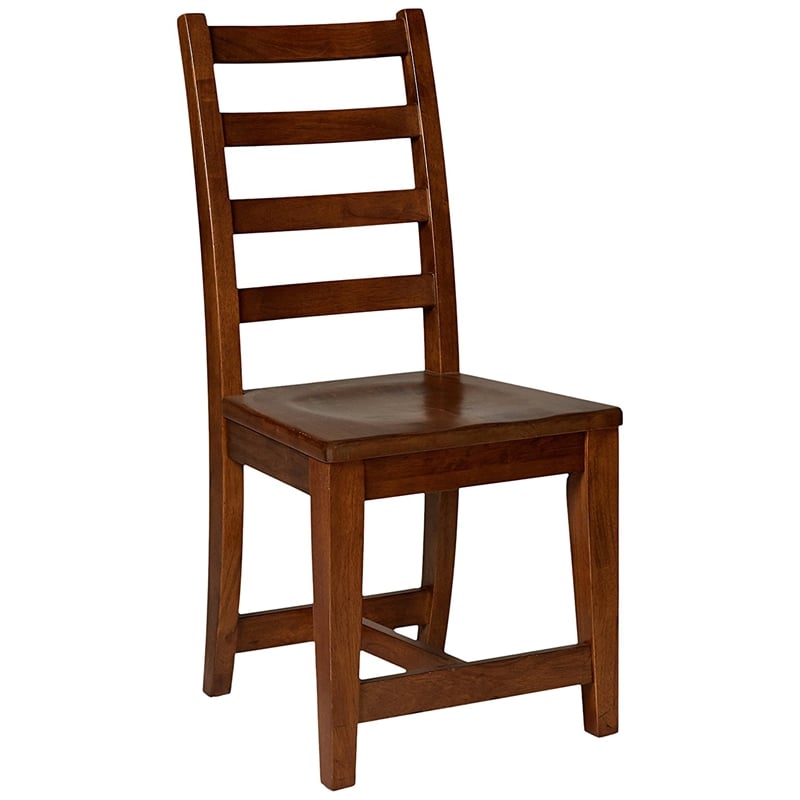 My Home Furnishings Logan Engineered Hard Wood Desk Chair in Driftwood