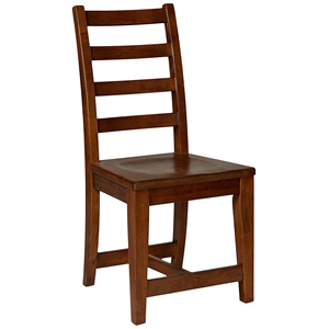 My Home Furnishings Logan Engineered Hard Wood Desk Chair in Driftwood