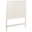 My Home Furnishings Amanda Twin Panel Headboard in Creamy White