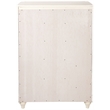 My Home Furnishings Amanda Engineered Hard Wood 6-Drawer Chest in Creamy White