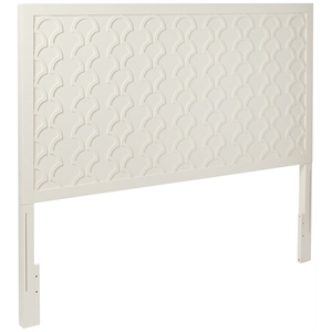 My Home Furnishings Amanda Queen Panel Headboard in Creamy White
