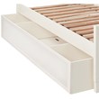 My Home Furnishings Amanda Engineered Hard Wood Trundle in Creamy White