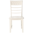 My Home Furnishings Amanda Engineered Hard Wood Desk Chair in Creamy White