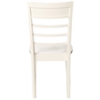 My Home Furnishings Amanda Engineered Hard Wood Desk Chair in Creamy White