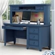 My Home Furnishings Bailey Engineered Hard Wood Desk in Williamsburg Blue