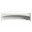 My Home Furnishings Neopolitan Engineered Hard Wood Desk Hutch in Bright White