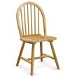 Costway Contemporary Wood Windsor Chairs in Natural (Set of 4)
