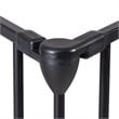 Costway Steel Fireplace Safety Fence Hearth Gate in Black Finish