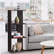 Costway 3-Tier Contemporary Engineered Wood Bookshelves in Brown (Set of 2)