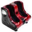 Costway Contemporary Plastic Shiatsu Foot Calf Leg Massager in Red Finish