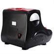 Costway Contemporary Plastic Shiatsu Foot Calf Leg Massager in Red Finish