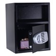 Costway Steel Metal Digital Safety Box Depository with Batteries in Black