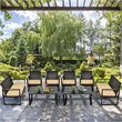 Costway 8 Pieces Rattan Garden Deck Patio Furniture Set with Cushion in Brown