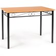 Costway 5 Pieces Wood Dining Set with Table and 4 Chairs in Black
