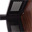 Costway 5 Pieces Wood Dining Set with Table and 4 Chairs in Brown