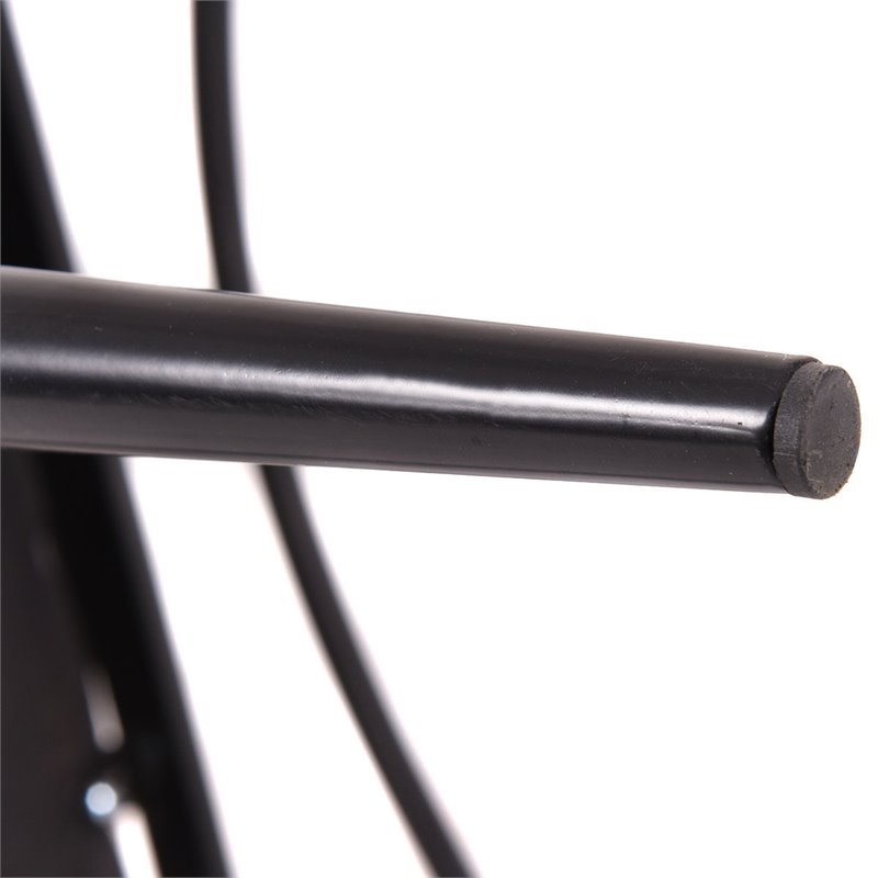 Costway 5 Pieces Wood Dining Set with Table and 4 Chairs in Brown