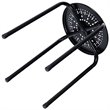 Costway Contemporary Metal Stools in Black Finish (Set of 6)