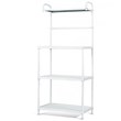 Costway 4-tier Contemporary Iron Baker's Rack with Thicken Pipes in White